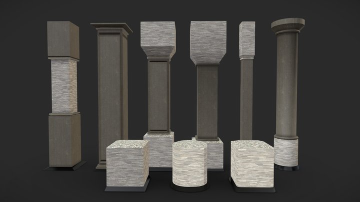 Pillar Pack 3D Model