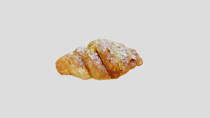 Croissant Almond 3D Model