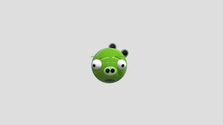 Modelo Cerdo Angry Birds 3D Model