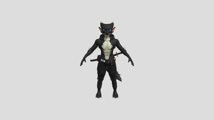 Black Dragon - Samurai's 3D Model