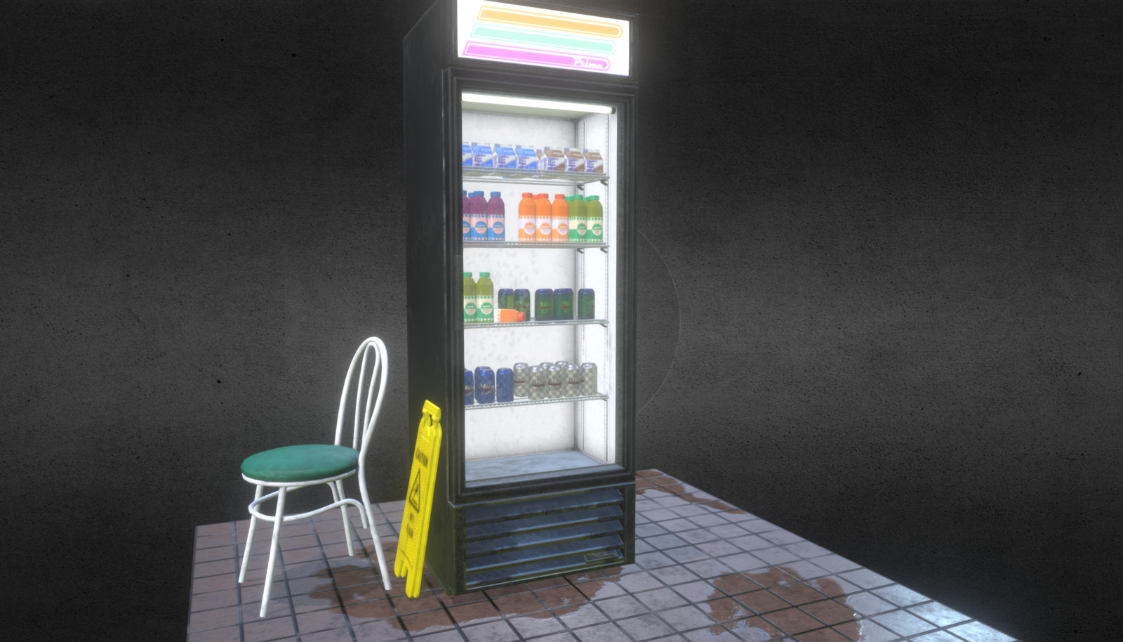 Beverage Display Case 3D model by HH3D [5ad430b] Sketchfab