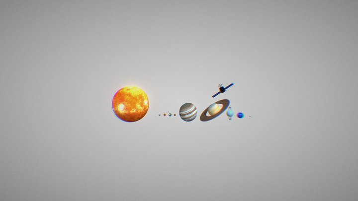 Solar System 3D Model