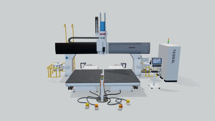 TEOS XL animated 3D Model