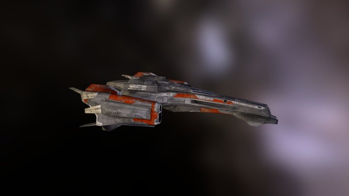 ADDER MK 2 CLASS I STARFIGHTER 3D Model