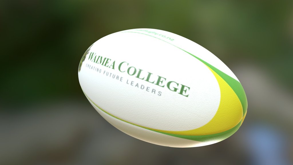 Waimea Rugby Ball - 3D model by LeslieRugby (@connormcgregor) [5ad636d ...