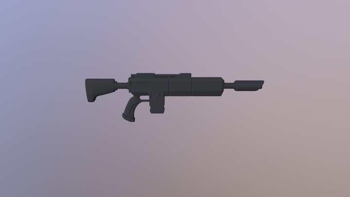 Lasgun 3D Model