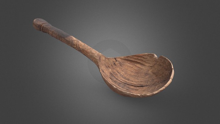 Lusikka, Wooden Spoon (SMM385:22) – Modello 3D gratuito STL