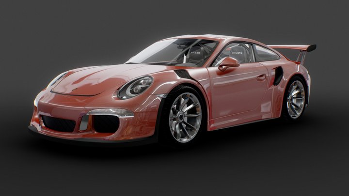 Porsche GT3RS 3D Model