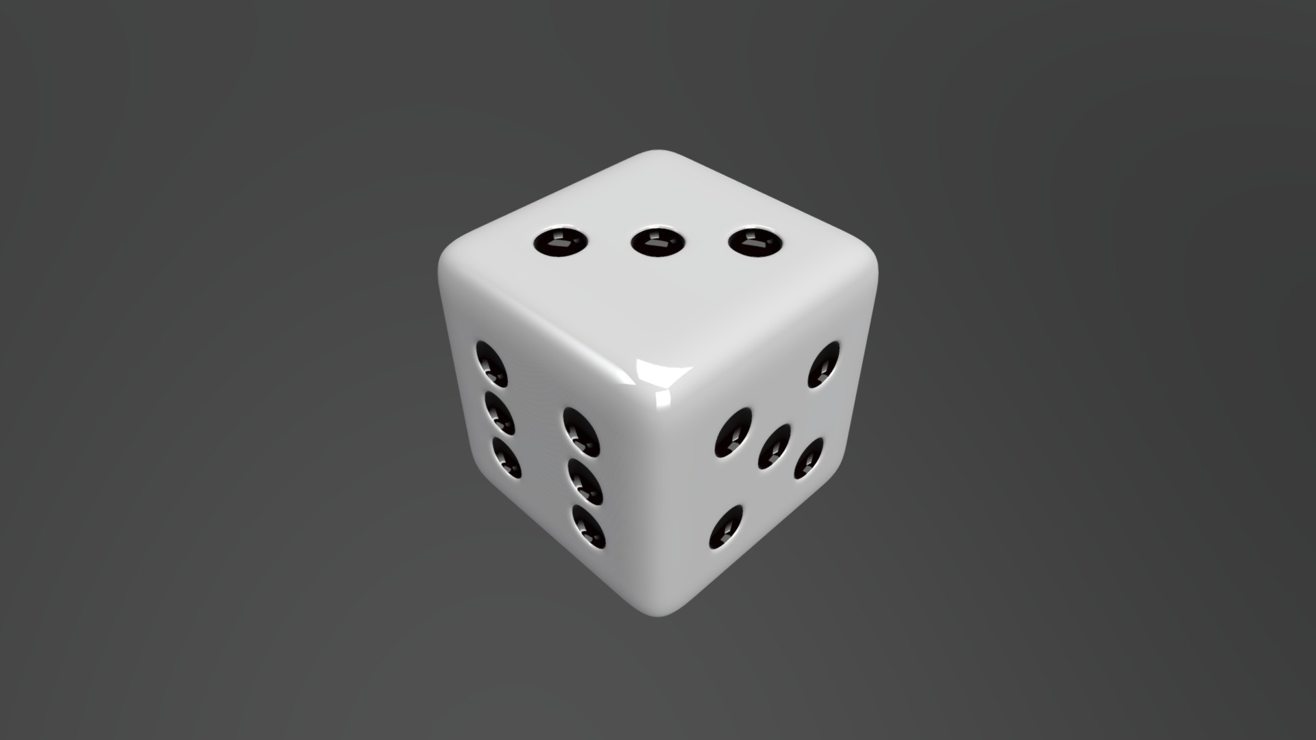 Dice (white) - 3D model by Jamil (@Jamil.Valente) [5ad7cc1] - Sketchfab