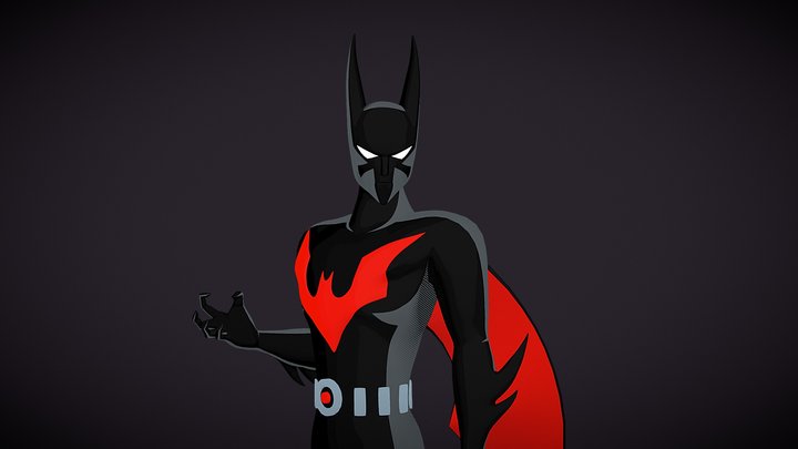 BatmanBeyond_Skecthfab 3D Model