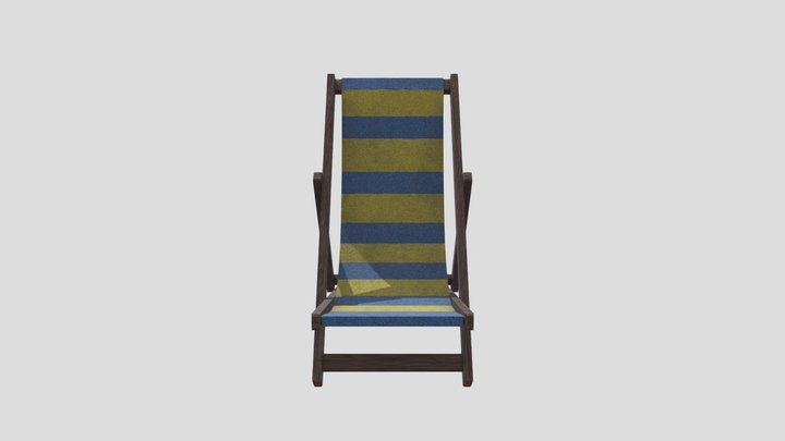 Deck Chair 3D Model
