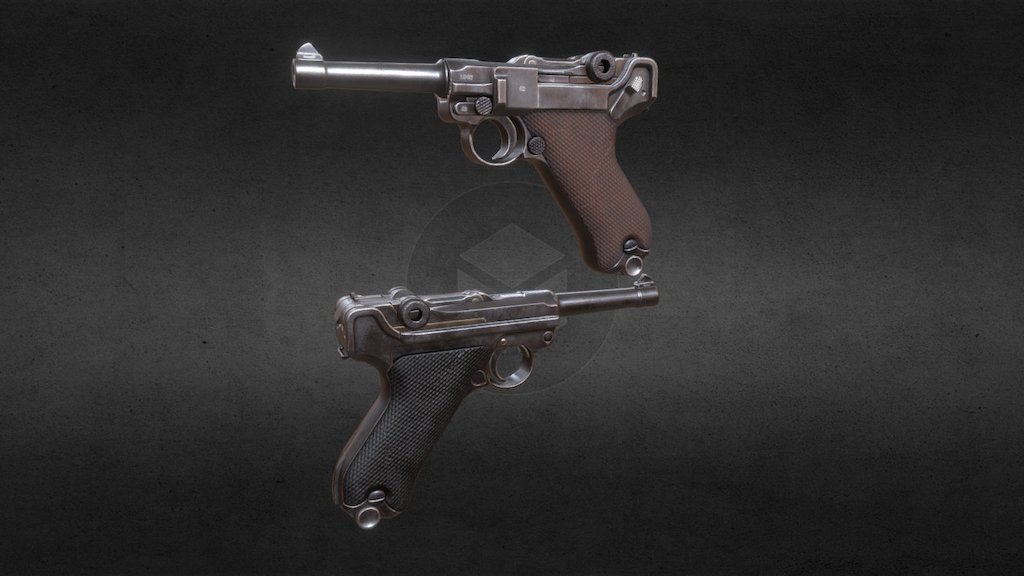 P08 Luger 3d Model By Ulfen 5adc1d7 Sketchfab 4125