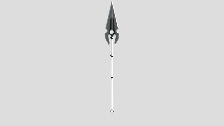 Spear without textures 3D Model