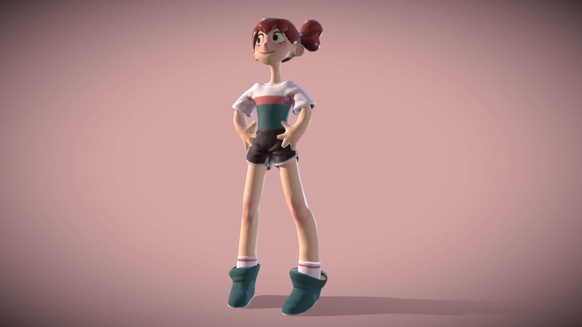 Pinky Girl - 3D model by Gwynne (@gwynneo) [5adcb1e] - Sketchfab