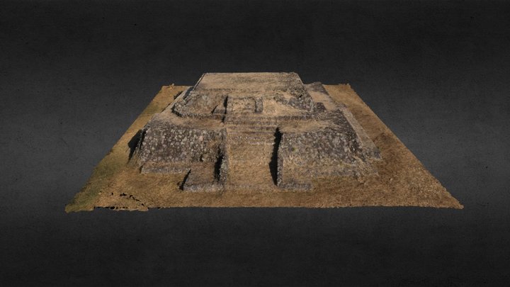 Edificio VI de Cuicuilco B en Villa Olímpica 3D Model