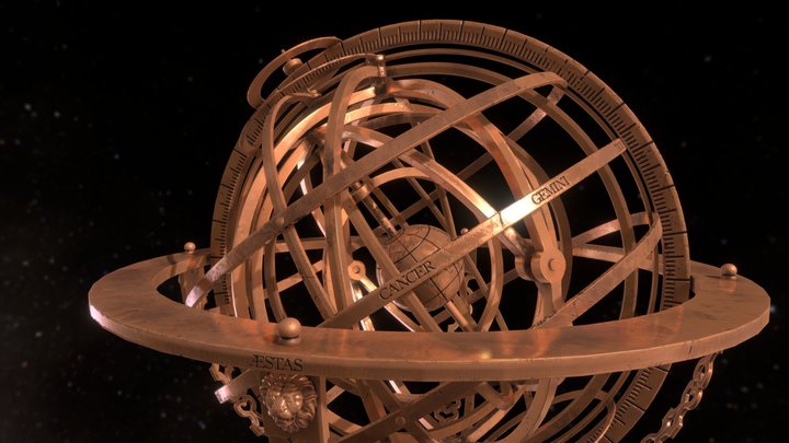 Astronomical instrument 3D Model