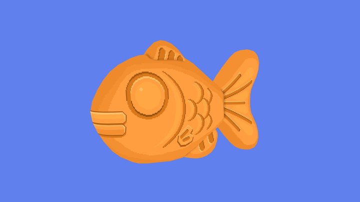 Taiyaki 3D Model