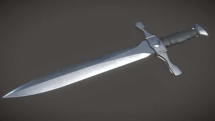 Dagger "Goddess of the moon" 3D Model