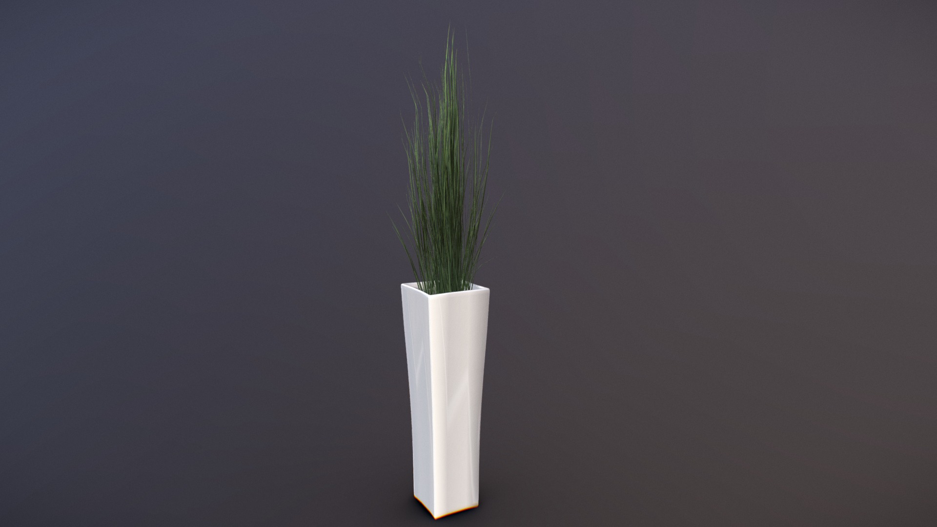 3D model Miscantus Modern Plant - This is a 3D model of the Miscantus Modern Plant. The 3D model is about a plant in a vase.