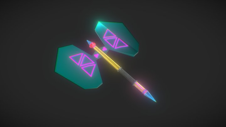 Scifi Axe 3D Model
