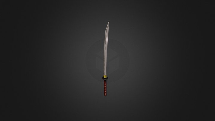 Torchlight II Katana 3D Model