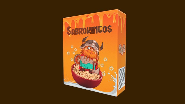 Caja cereales - Fernanda Valdés 3D Model