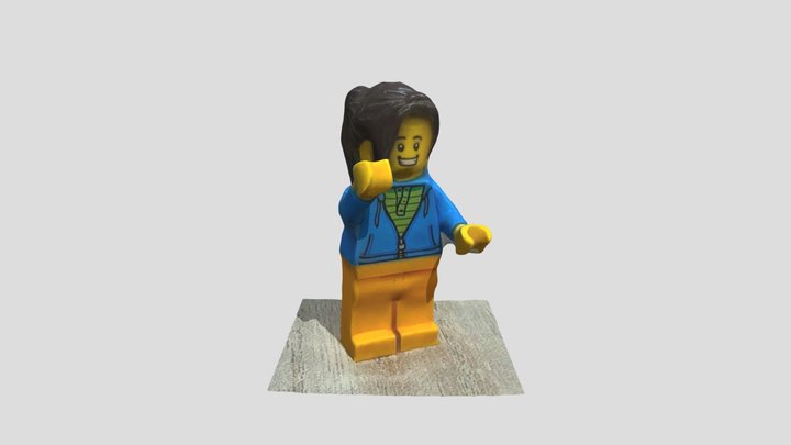 Construction Brick Female 3D Scan Park Manor v3 3D Model