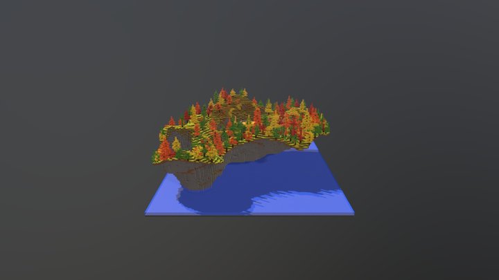 Falling Waters 3D Model