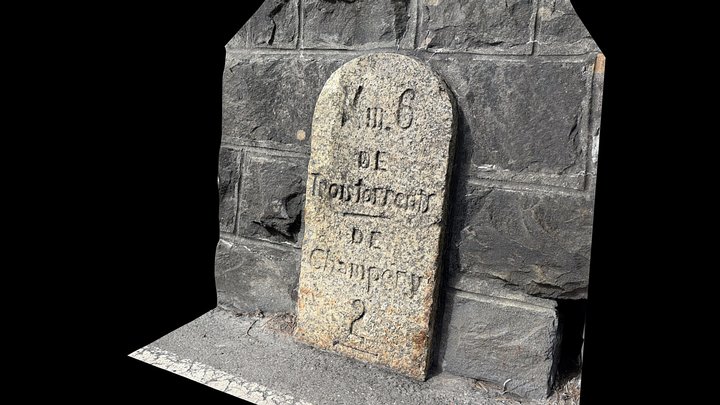 Route Troistorrents - Champéry km 6 – Kostenloses 3D-Modell STL