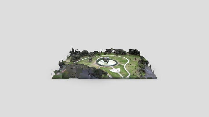 Floralis Generica - Buenos Aires Landmark 3D Model