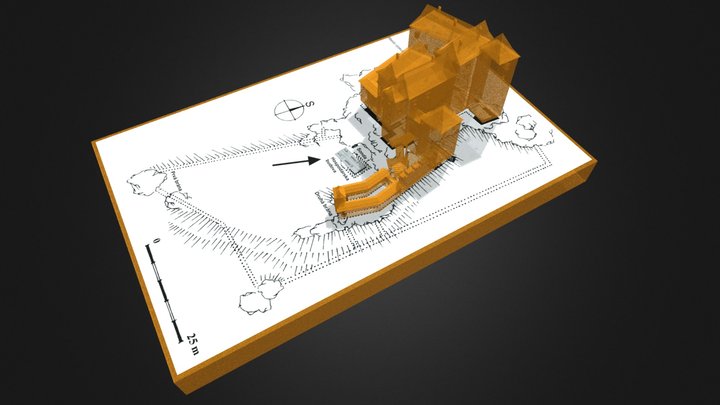 Hričovský hrad 3D Model