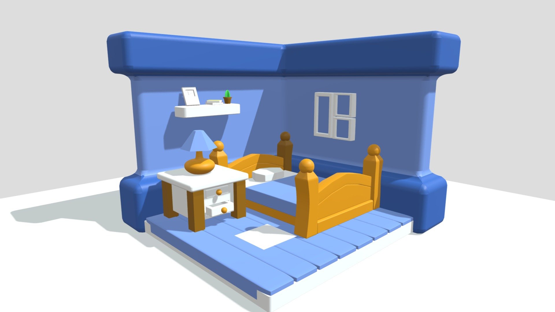 Bedroom 3d Model By Tungvo2802 [5ae2b06] Sketchfab