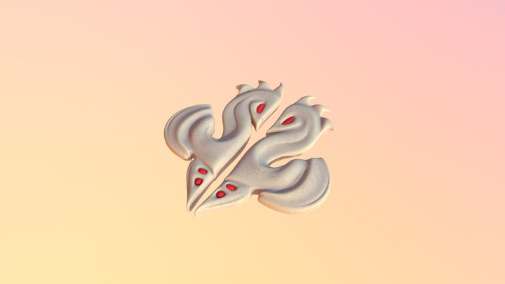 Amulet Pieces 3D Model
