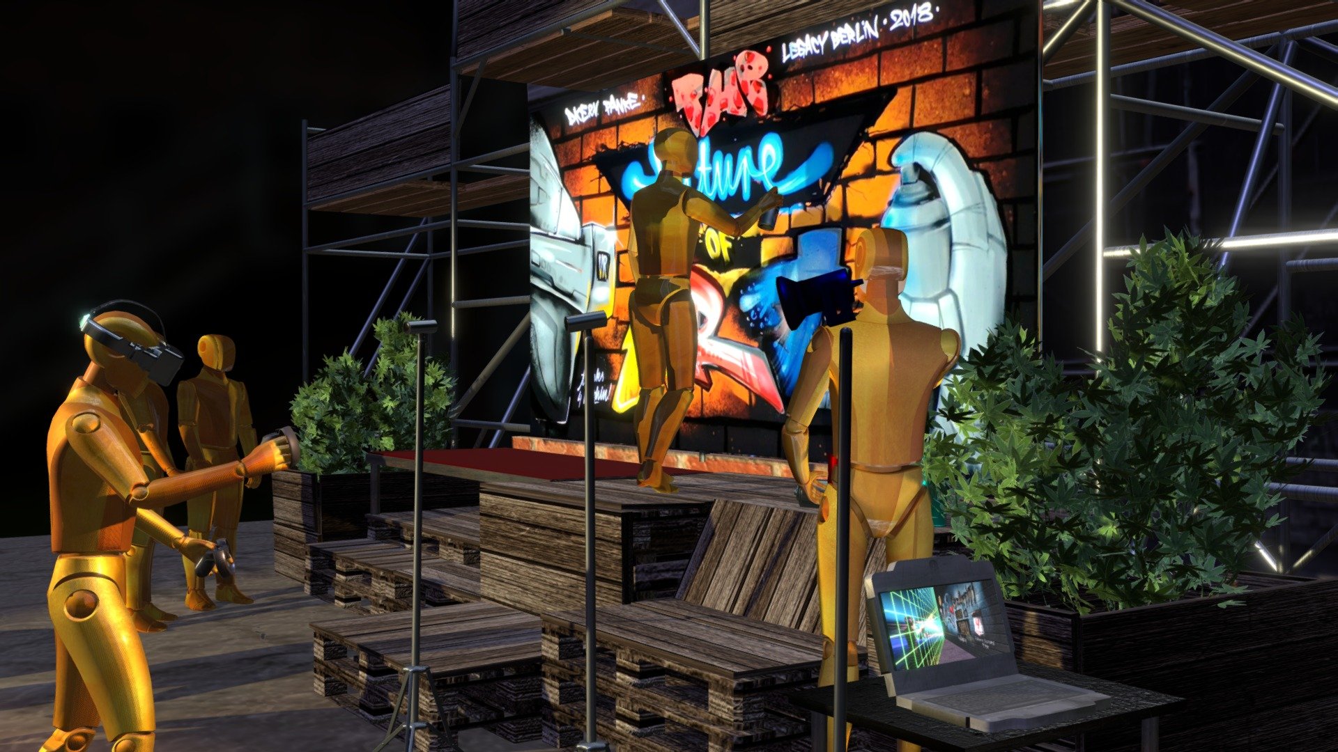 Virtual Reality X Graffiti Live-Show by Legacy
