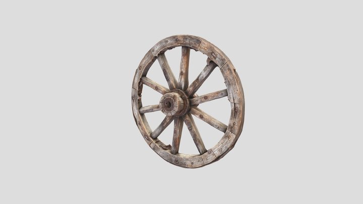Wooden wheel – Free 3D Model STL