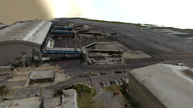 20150808 Terminal B Aeropuerto 3D Model