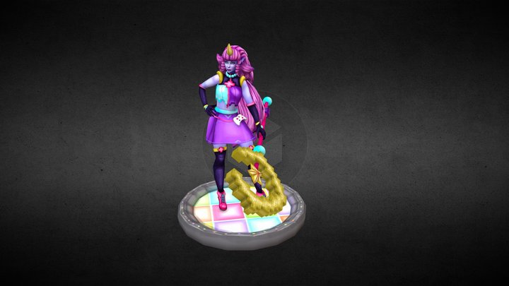 Soraka Posed 3D Model