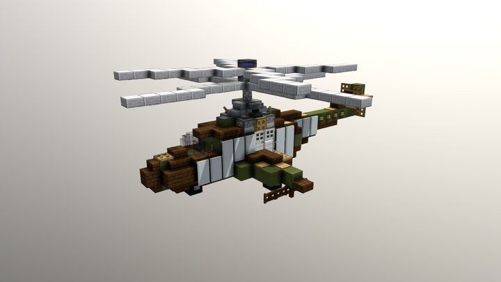Helicopter 3D Model