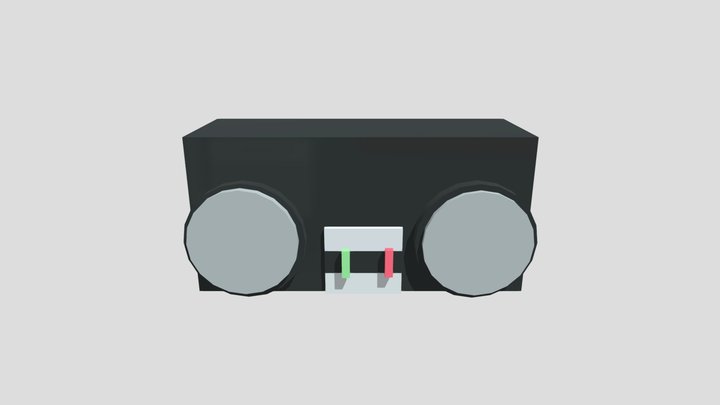 Boombox 3D Model