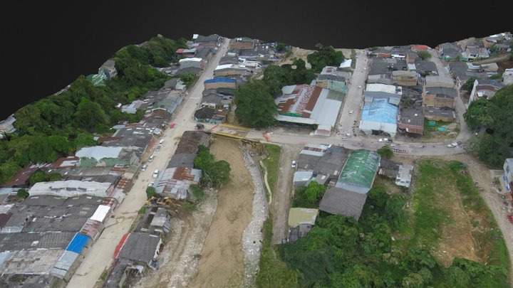 Mocoa Puente rio mulato 3D Model