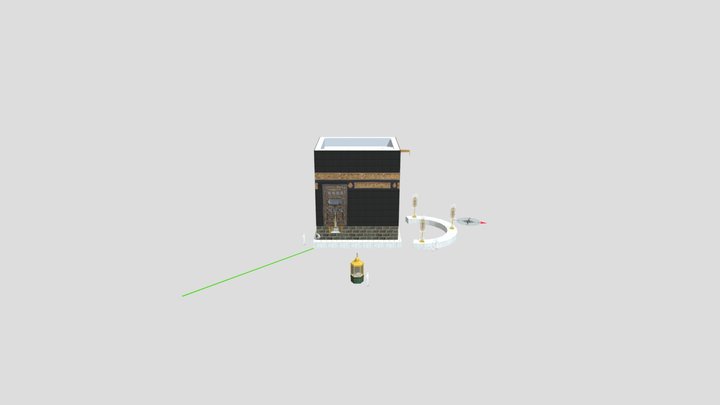 The_Kaaba_in_Mecca 3D Model