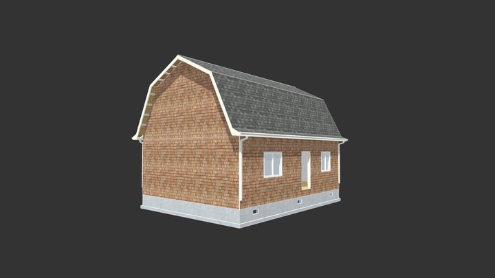 Medeek Office 12 - Gambrel Attic Truss 3D Model