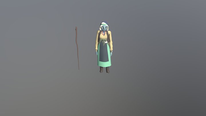 Hello Neighbor 3 Prototype 3 Historian 3D Model