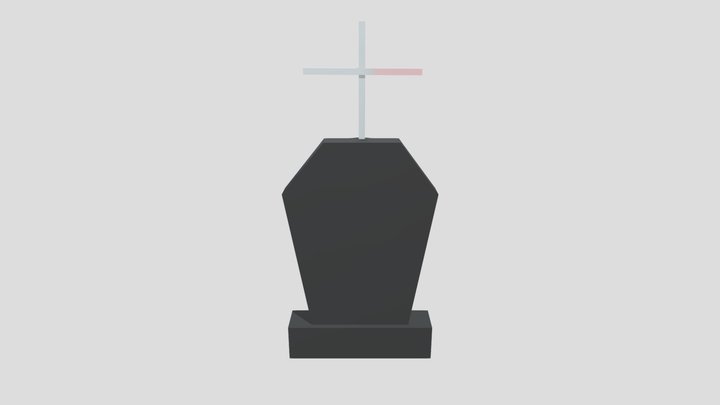 Tombstone Lapide 3D Model
