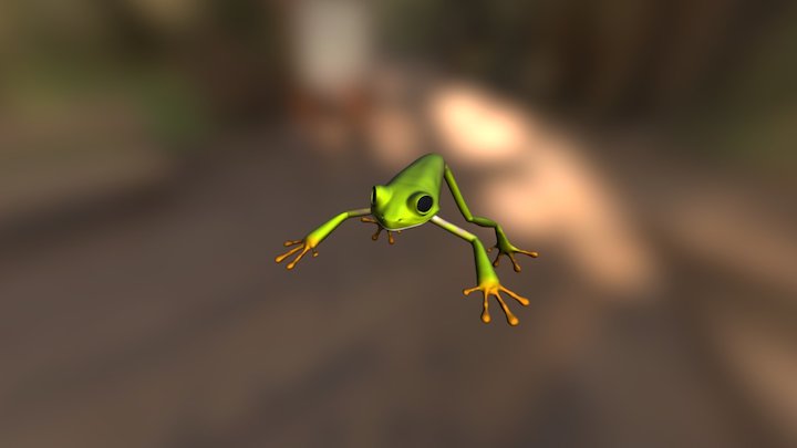 Frog_test2 3D Model