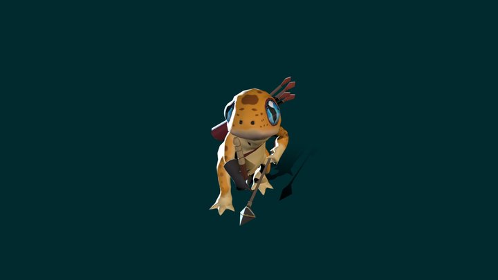 HunterGecko 3D Model