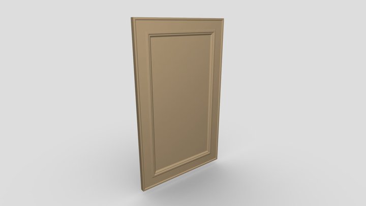 Венера плоская филенка 3D Model