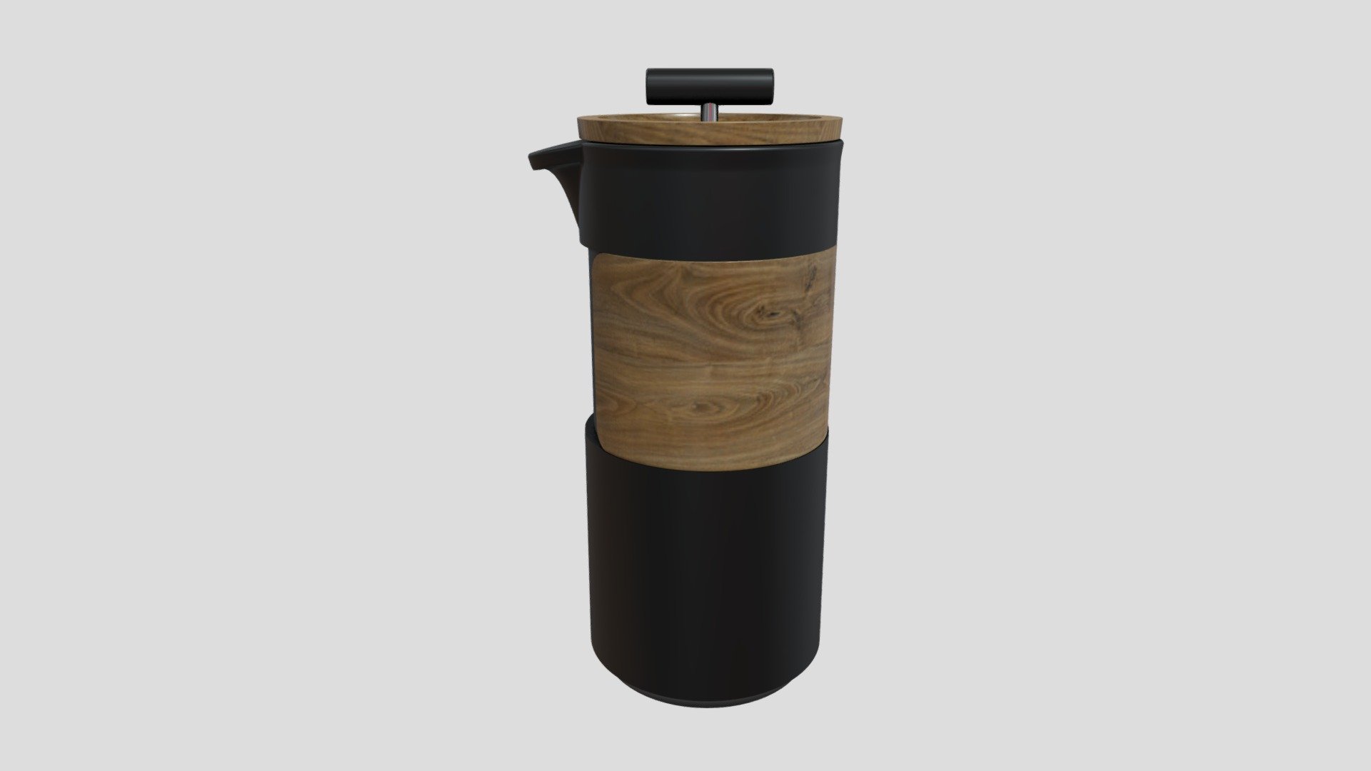Ultimate Ceramic French Press CPA450-01A — Sketchfab embed 3D viewer