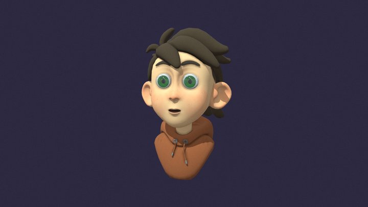 Cartoon Character 3D Model