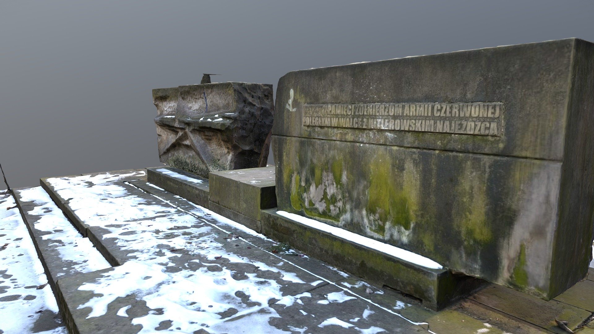 Grób wojenny żołnierzy Armii Czerwonej — Sketchfab embed 3D viewer